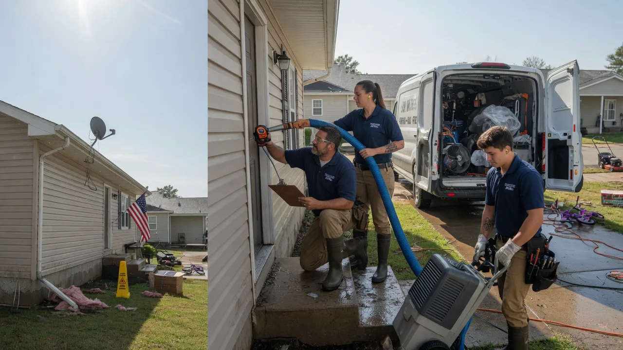Ceiling Water Damage Restoration in Oakhurst, TX near me